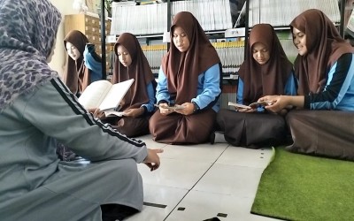 Jelang Khataman Al-Qur'an, MTsN 7 HST Pastikan Bacaan Qur'an Siswa Baik dan Benar